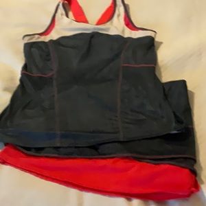 Lucky in love denim tennis outfit M